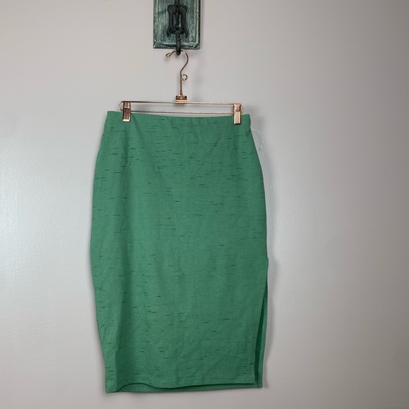 Green Free people pencil skirt - Picture 8 of 8